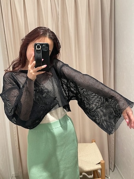 関 侑梨乃さん（レディース・156cm）の春コーディネート