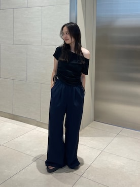 関 侑梨乃さん（レディース・156cm）の夏コーディネート