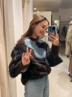 関 侑梨乃さん(レディース・156cm)の冬コーディネート