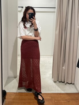 関 侑梨乃さん（レディース・156cm）の春コーディネート