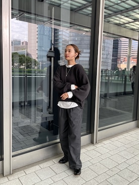 関 侑梨乃さん(レディース・156cm)の秋コーディネート