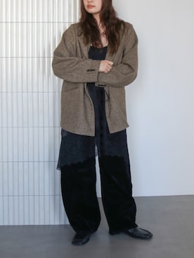 関 侑梨乃さん(レディース・156cm)の秋コーディネート