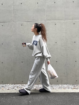 関 侑梨乃さん（レディース・156cm）の冬コーディネート