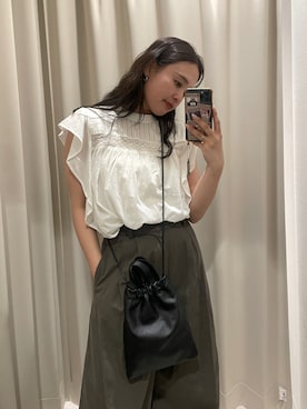 関 侑梨乃さん（レディース・156cm）の夏コーディネート