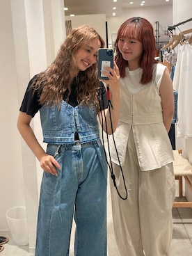 関 侑梨乃さん（レディース・156cm）の夏コーディネート