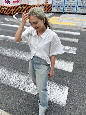 関 侑梨乃さん（レディース・156cm）の夏コーディネート