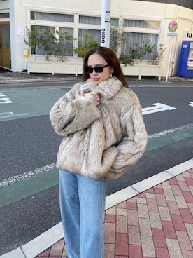 関 侑梨乃さん(レディース・156cm)の秋コーディネート