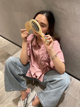 関 侑梨乃さん（レディース・156cm）の春コーディネート