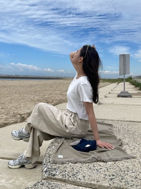 関 侑梨乃さん（レディース・156cm）の春コーディネート