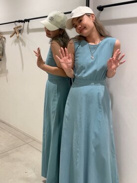 関 侑梨乃さん（レディース・156cm）の夏コーディネート