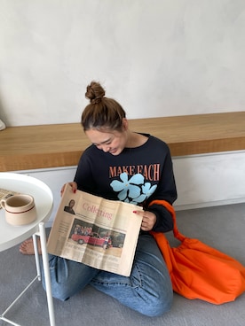 関 侑梨乃さん（レディース・156cm）の秋コーディネート