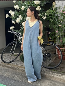 バックオープンデニムサロペット｜アングリッド（Ungrid）公式