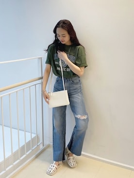 関 侑梨乃さん（レディース・156cm）の春コーディネート