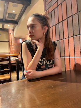関 侑梨乃さん（レディース・156cm）の夏コーディネート