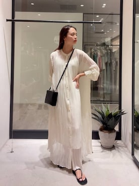 関 侑梨乃さん（レディース・156cm）の夏コーディネート