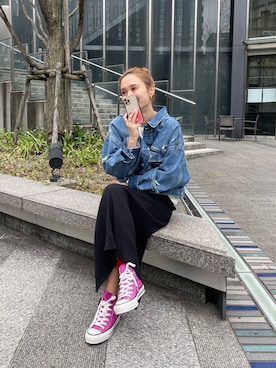 関 侑梨乃さん（レディース・156cm）の春コーディネート