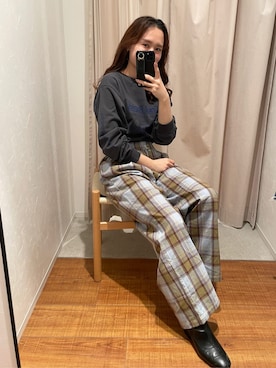 関 侑梨乃さん(レディース・156cm)の冬コーディネート