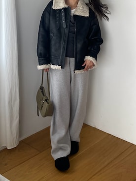 関 侑梨乃さん(レディース・156cm)の秋コーディネート