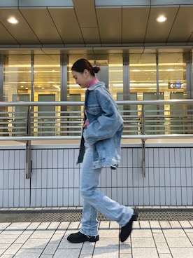 関 侑梨乃さん（レディース・156cm）の冬コーディネート