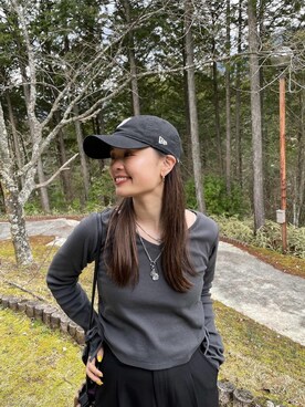 関 侑梨乃さん（レディース・156cm）の春コーディネート