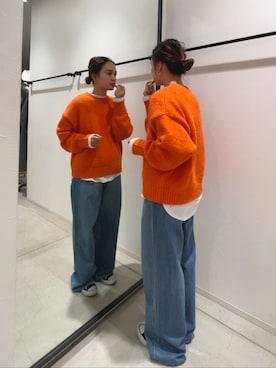 関 侑梨乃さん(レディース・156cm)の冬コーディネート