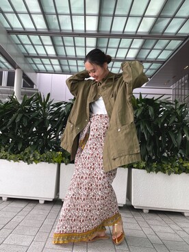 関 侑梨乃さん(レディース・156cm)の冬コーディネート