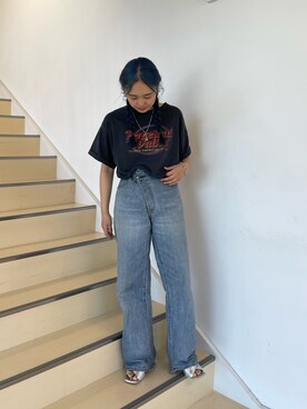 関 侑梨乃さん（レディース・156cm）の春コーディネート