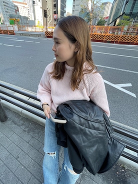 関 侑梨乃さん（レディース・156cm）の秋コーディネート