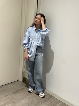 関 侑梨乃さん（レディース・156cm）の春コーディネート