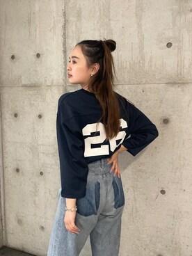 関 侑梨乃さん（レディース・156cm）の春コーディネート