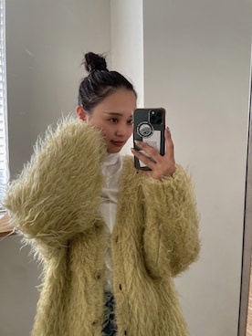 「Ungrid（アングリッド）のアイテム（カーディガン/ボレロ）」を使った、関 侑梨乃さん（レディース・156cm）の夏コーディネート