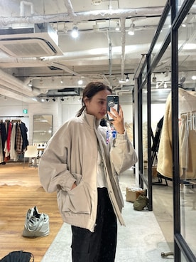 「Ungrid（アングリッド）のアイテム」を使った、関 侑梨乃さん（レディース・156cm）の秋コーディネート