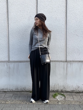 「Ungrid（アングリッド）のアイテム」を使った、関 侑梨乃さん（レディース・156cm）の春コーディネート