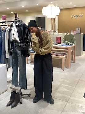 関 侑梨乃さん(レディース・156cm)の冬コーディネート