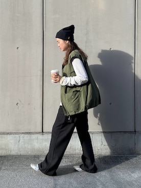 関 侑梨乃さん（レディース・156cm）の春コーディネート