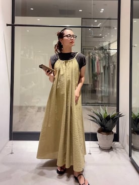 関 侑梨乃さん（レディース・156cm）の夏コーディネート