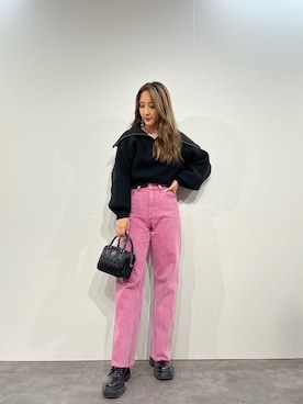 髙田真生さん（レディース・163cm）の秋コーディネート