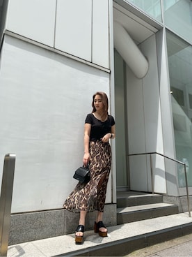 髙田真生さん（レディース・163cm）の夏コーディネート