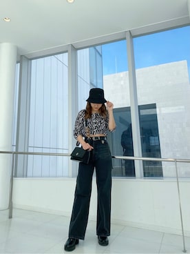 髙田真生さん（レディース・163cm）の春コーディネート