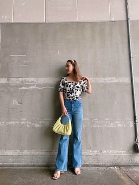 髙田真生さん（レディース・163cm）の春コーディネート