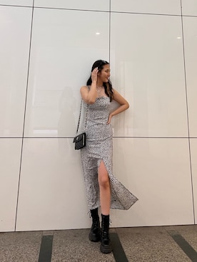 髙田真生さん（レディース・163cm）の春コーディネート