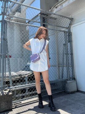 髙田真生さん（レディース・163cm）の夏コーディネート