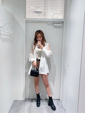 髙田真生さん(レディース・163cm)の夏コーディネート