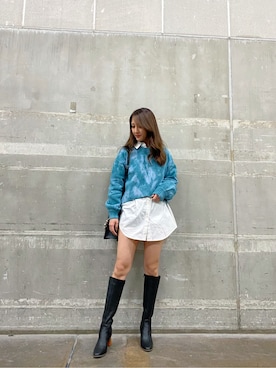 髙田真生さん（レディース・163cm）の秋コーディネート