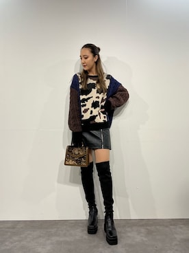 髙田真生さん（レディース・163cm）の秋コーディネート