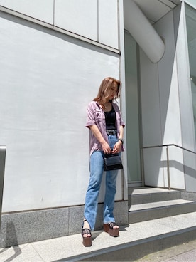 髙田真生さん（レディース・163cm）の夏コーディネート