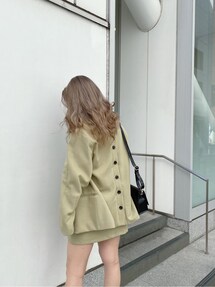 バックボタンオーバージャケット【セットアップ着用可能