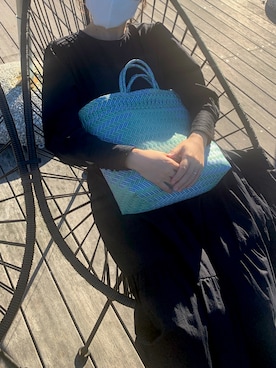 「LASHIKU（ラシク）のアイテム」を使った、onuku1103さん（レディース・154cm）の秋コーディネート