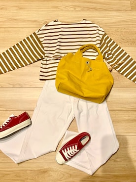 「PURのアイテム」を使った、onuku1103さん（レディース・154cm）の春コーディネート