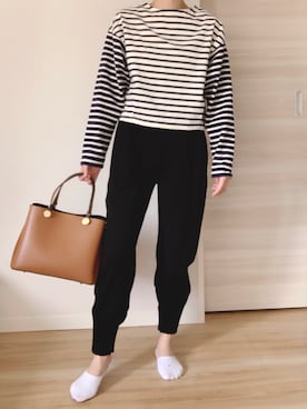 「PURのアイテム」を使った、onuku1103さん（レディース・154cm）の春コーディネート